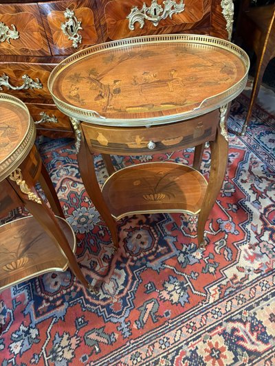 PAIR OF LOUIS XV BEDSIDE TABLES