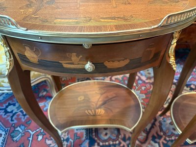 PAIR OF LOUIS XV BEDSIDE TABLES