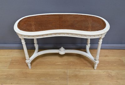 Banc de Piano en Bois peint, style Louis XVI – Fin XIXe