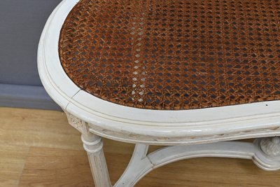 Banc de Piano en Bois peint, style Louis XVI – Fin XIXe