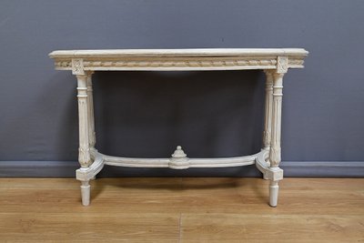 Banc de Piano en Bois peint, style Louis XVI – Fin XIXe