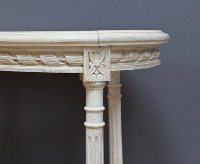 Banc de Piano en Bois peint, style Louis XVI – Fin XIXe