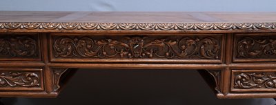 Bureau en Chêne, style Néo-Gothique – Fin XIXe