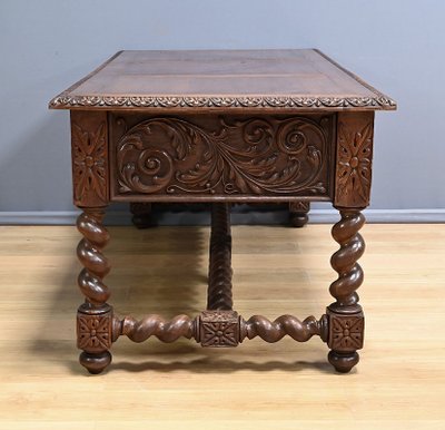 Bureau en Chêne, style Néo-Gothique – Fin XIXe