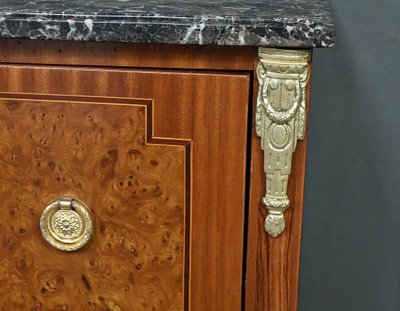 Cassettone intarsiato, stile Luigi XVI - metà del XX secolo