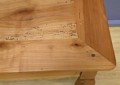 Table de Ferme en Merisier blond, style Louis XV – 2ème partie du XIXe