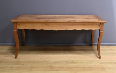 Table de Ferme en Merisier blond, style Louis XV – 2ème partie du XIXe