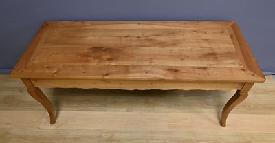 Table de Ferme en Merisier blond, style Louis XV – 2ème partie du XIXe