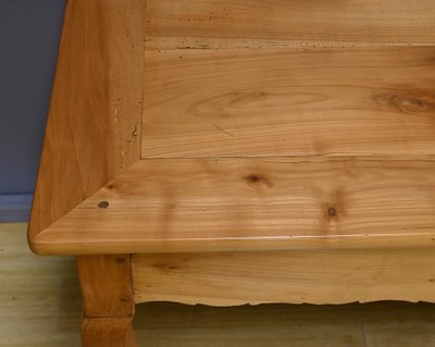 Table de Ferme en Merisier blond, style Louis XV – 2ème partie du XIXe
