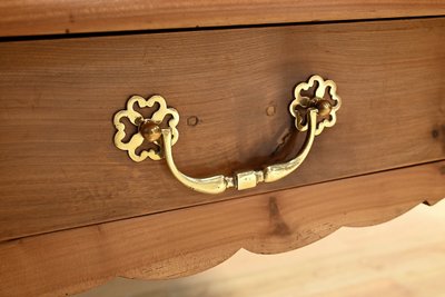Table de Ferme en Merisier blond, style Louis XV – 2ème partie du XIXe