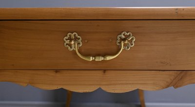 Table de Ferme en Merisier blond, style Louis XV – 2ème partie du XIXe