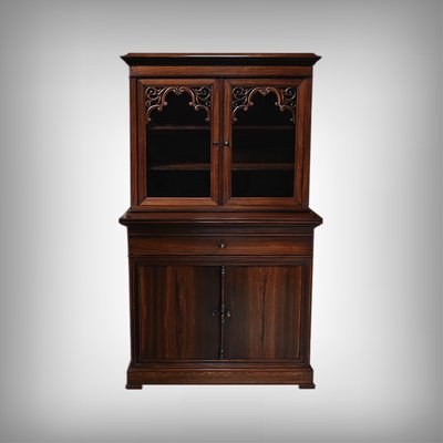 Petit Scriban Vitrine en Palissandre – 2ème partie XIXe
