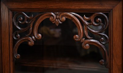 Petit Scriban Vitrine en Palissandre – 2ème partie XIXe