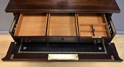 Petit Scriban Vitrine en Palissandre – 2ème partie XIXe