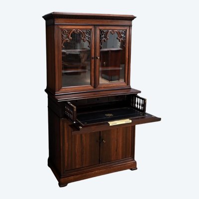 Petit Scriban Vitrine en Palissandre – 2ème partie XIXe