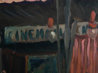 Scena di strada" di C. Subileau - Inizio XX secolo
