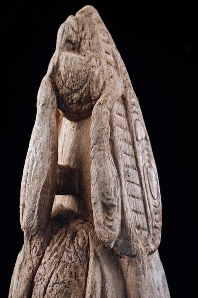 Dugout canoe, oceanic art, tribal art, marine object, Papua New Guinea, Oceania, 55 cm