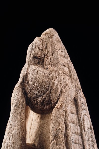 Dugout canoe, oceanic art, tribal art, marine object, Papua New Guinea, Oceania, 55 cm