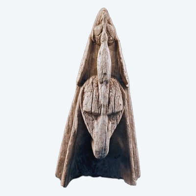 Dugout canoe, oceanic art, tribal art, marine object, Papua New Guinea, Oceania, 55 cm