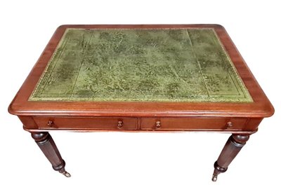 Napoleon III period double-sided mahogany desk circa 1850