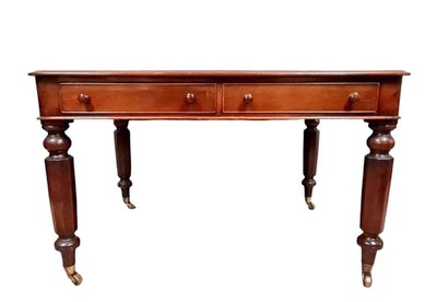 Napoleon III period double-sided mahogany desk circa 1850