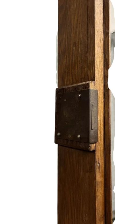 Dutch oak buffet bookcase in the style of the 18th century