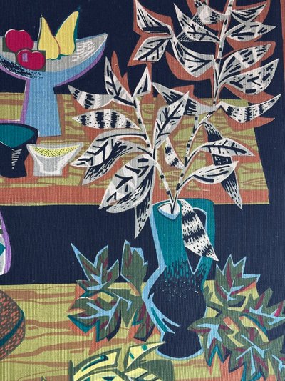 Minimalist tapestry by Robert DEBIEVE 1950