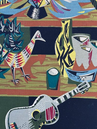 Minimalist tapestry by Robert DEBIEVE 1950