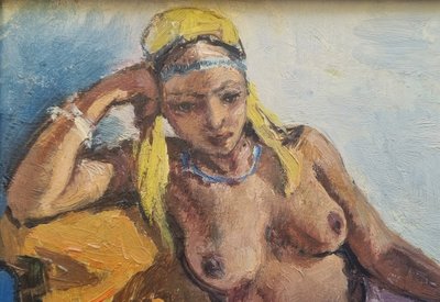 Französische Schule des 20. Jahrhunderts - Eine Odaliske in Nordafrika
