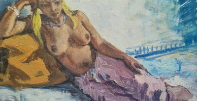 Französische Schule des 20. Jahrhunderts - Eine Odaliske in Nordafrika