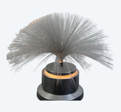 Lampe fibre optique dite Yenni vintage 1970