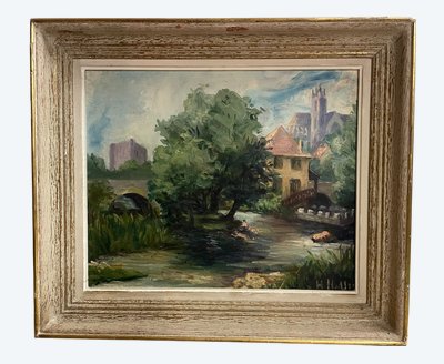Le Loing at MORET sur LOING