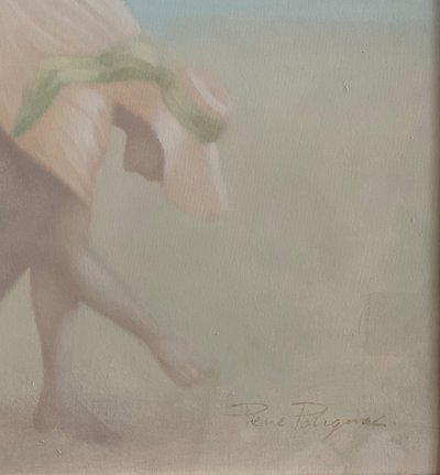 Pittura figurativa del XX secolo: estate, mare, spiaggia, vacanze.  Pierre Polignac