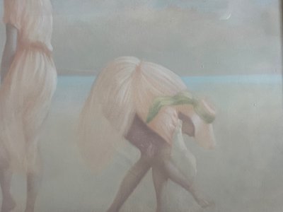 Pittura figurativa del XX secolo: estate, mare, spiaggia, vacanze.  Pierre Polignac