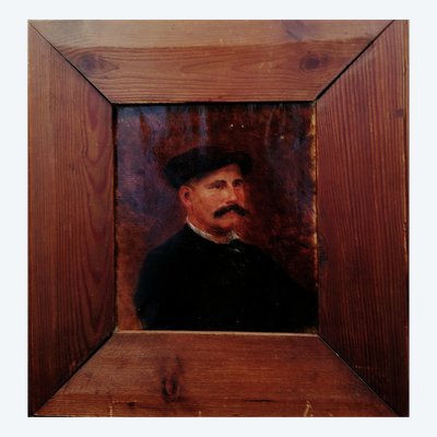 PAUL EMILE ANTONY MORLON - OIL ON CANVAS - PORTRAIT - XIX-XXEME-