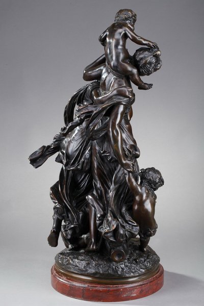 Scultura in bronzo, "Bacchantes et putti dansant" dopo Clodio