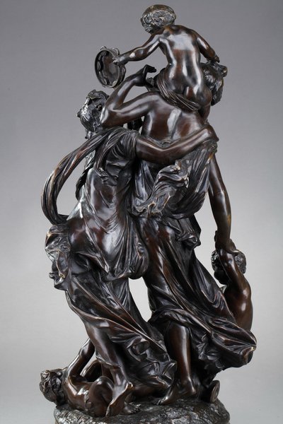Scultura in bronzo, "Bacchantes et putti dansant" dopo Clodio