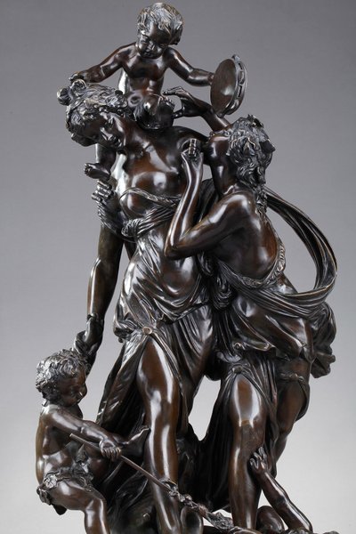 Scultura in bronzo, "Bacchantes et putti dansant" dopo Clodio