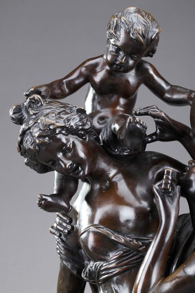 Scultura in bronzo, "Bacchantes et putti dansant" dopo Clodio