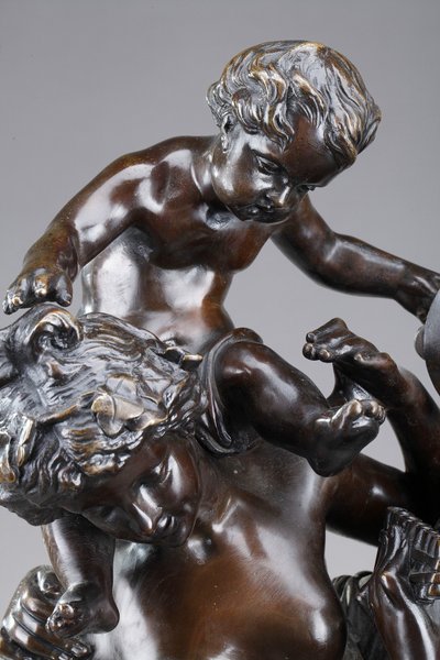 Scultura in bronzo, "Bacchantes et putti dansant" dopo Clodio