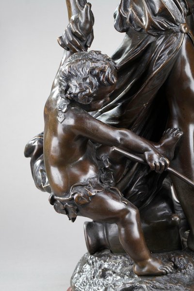 Scultura in bronzo, "Bacchantes et putti dansant" dopo Clodio