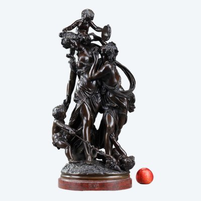 Scultura in bronzo, "Bacchantes et putti dansant" dopo Clodio