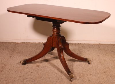 Console inglese in mogano - XVIII secolo