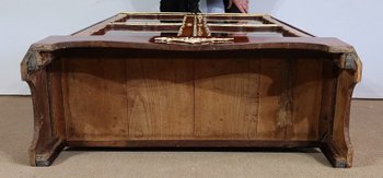 Small Precious Wood Display Case in the Louis XIV style, Napoleon III period - 1850