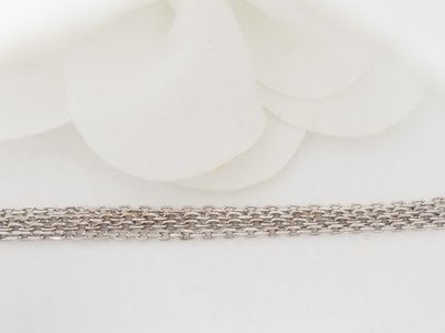 Collana Vintage Cross in oro bianco e diamanti