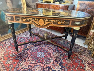 NAPOLEON III MIDDLE TABLE ATTRIBUTED TO CHARLES GUILLAUME DIEHL