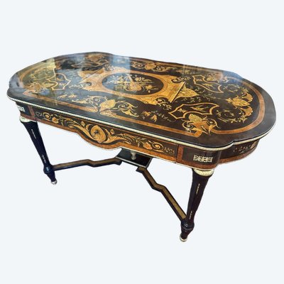 NAPOLEON III MIDDLE TABLE ATTRIBUTED TO CHARLES GUILLAUME DIEHL