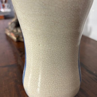  Ancien pot d'apothicaire Albarello 18ème siècle Naples . cm 20