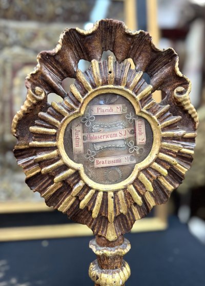 Pair of reliquaries - Saint Jean Népomucène - 18th century