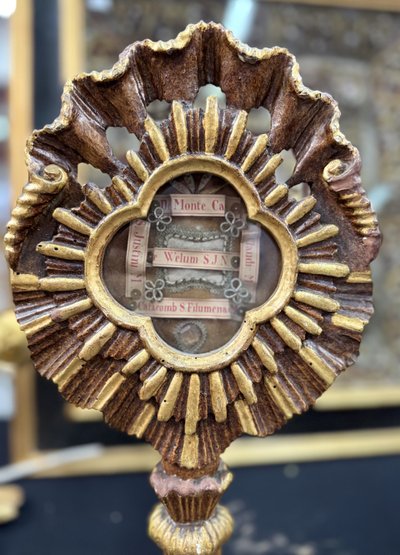 Pair of reliquaries - Saint Jean Népomucène - 18th century